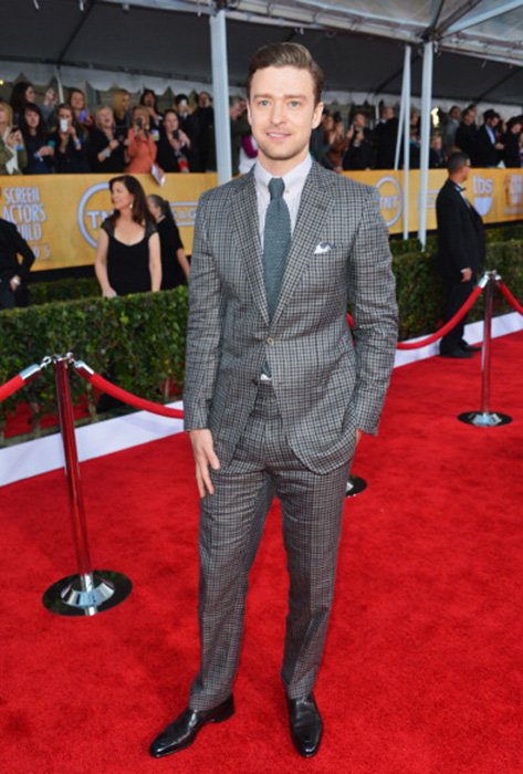 LOS ANGELES, CA - JANUARY 27:  Actor Justin Timberlake arrives at the 19th Annual Screen Actors Guild Awards held at The Shrine Auditorium on January 27, 2013 in Los Angeles, California.  (Photo by Alberto E. Rodriguez/Getty Images)