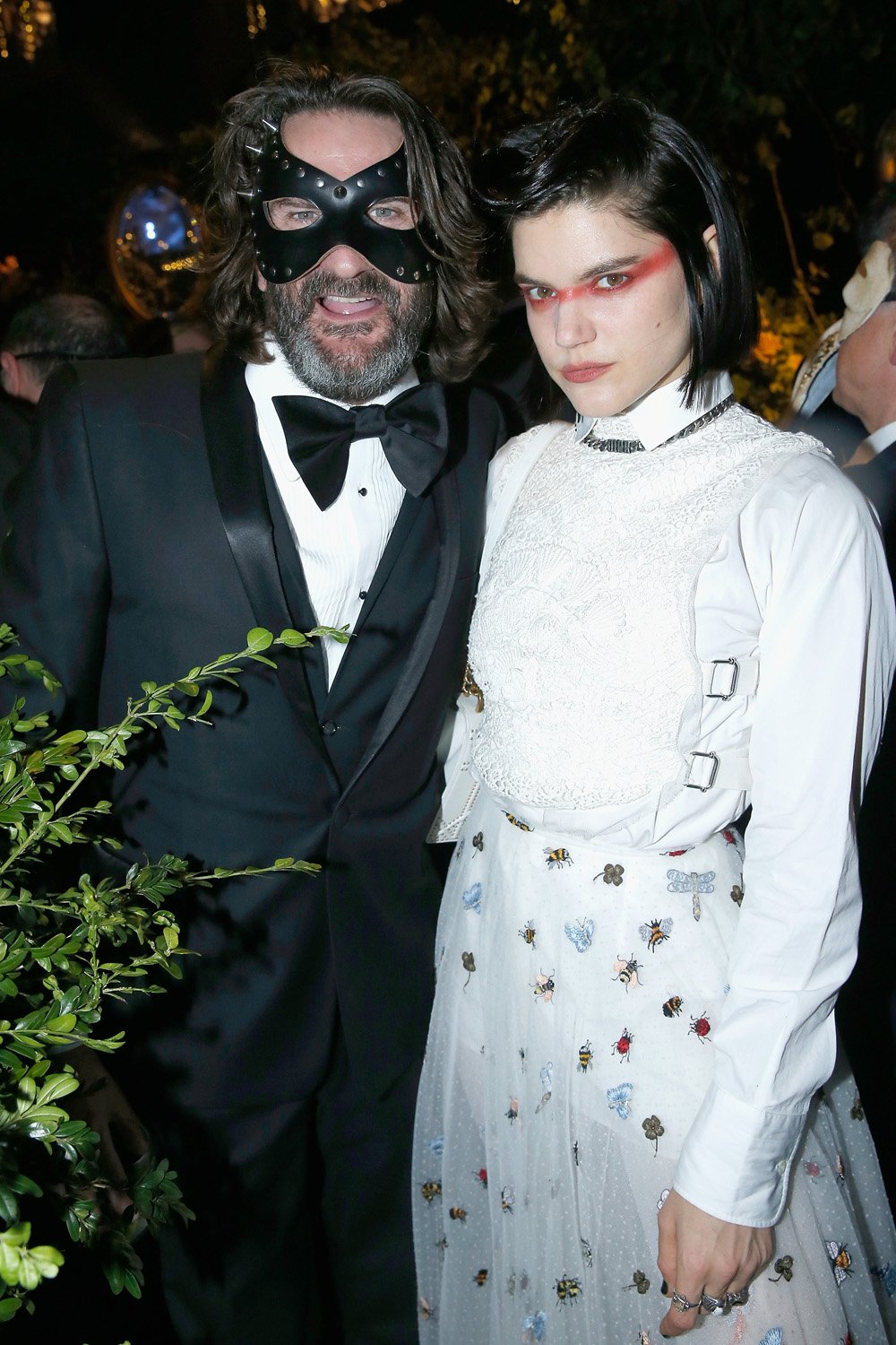 PARIS, FRANCE - JANUARY 23: Frederic Beigbeder and SoKo attend the Christian Dior Haute Couture Spring Summer 2017 Bal Masque as part of Paris Fashion Week on January 23, 2017 in Paris, France. (Photo by Bertrand Rindoff Petroff/Getty Images for Dior) *** Local Caption *** Frederic Beigbeder; SoKo