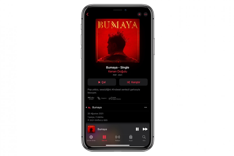 Kenan Doğulu’dan Dolby Atmos Destekli Uzamsal Ses Şarkısı: Bumaya