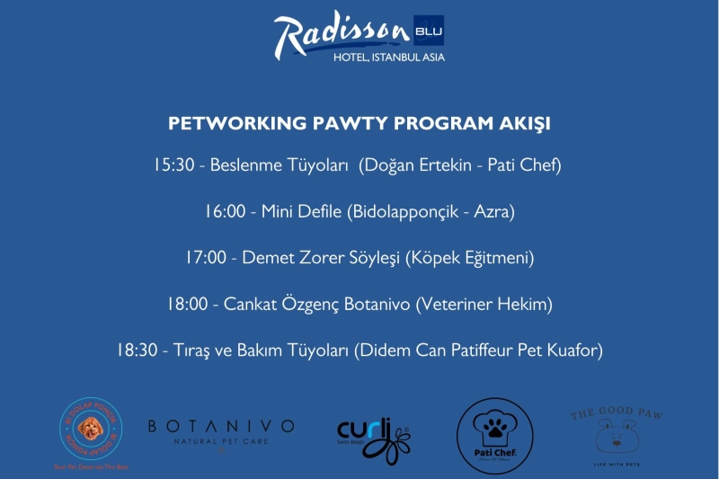 Radisson Blu Hotel İstanbul Asia’da “Petworking Pawty” Etkinliğine Davetlisiniz