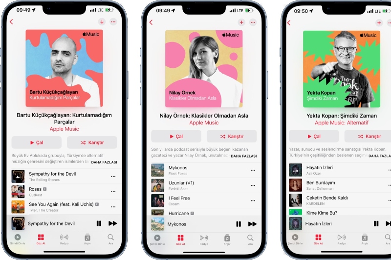 Apple Music Türkiye’nin Tanınmış İsimleri Tarafından Hazırlanan Özel Listeler