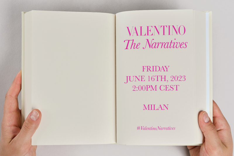 Valentino The Narratives  Defilesini Canlı Yayınla İzleyin