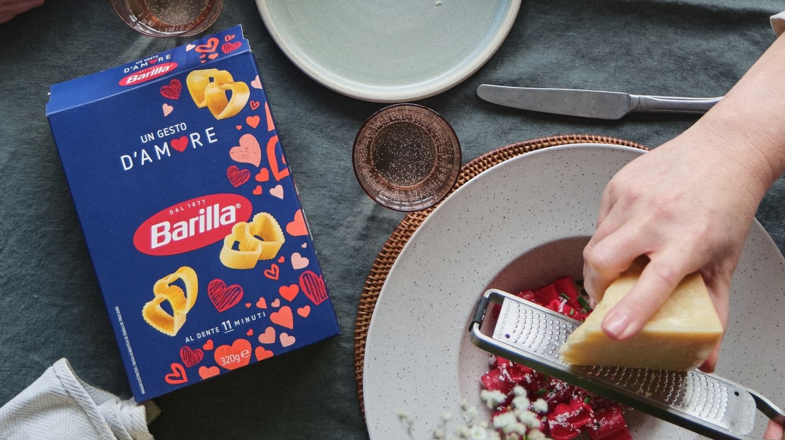 Barilla’dan Sevgililer Günü’ne özel kalpli makarna